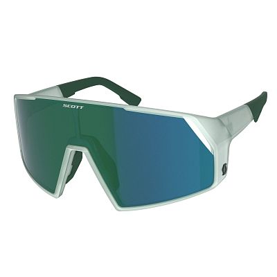 Превью  Велоочки SCOTT Pro Shield Mineral Blue, Линзы: Green Chrome (289232-7240121)